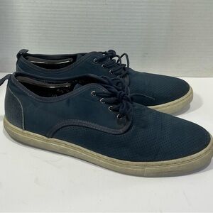 Men's Blue Lace-Up Sneakers